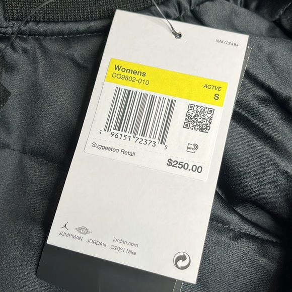 Nike Jordan Flight Renegade Black Bomber Jacket - Picture 9 of 15